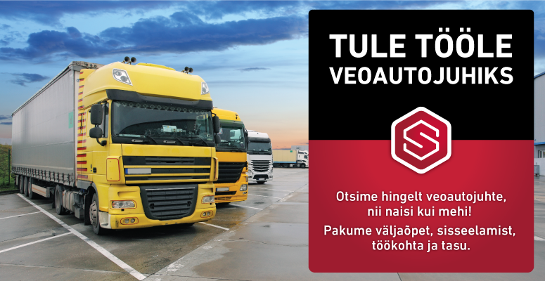 Tule tööle kutseliseks autojuhiks!